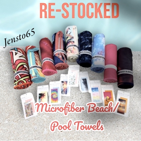 🌺RE-STOCKED HOUSE OF CLOUDS Microfiber Sand Free Quick Dry Beach Pool TowelsNWT - Picture 3 of 8
